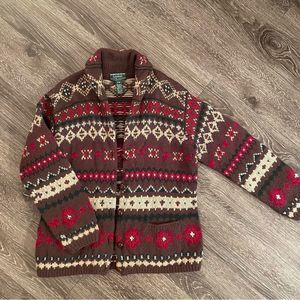 Vintage Lauren Ralph Lauren hand knit sweater